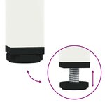 vidaXL Meuble TV blanc 101 5x39x43 5 cm acier laminé à froid