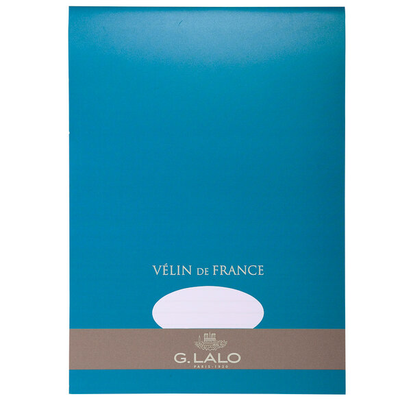 Bloc Vélin de france A4 50 feuilles 100g Blanc G.LALO
