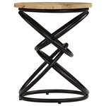 vidaXL Table d'appoint Bois de manguier solide 40x50 cm