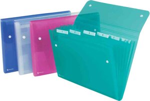Trieur à soufflets Ice 6 pochettes coloris aléatoire REXEL