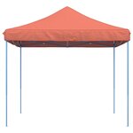 vidaXL Tente de fête 292 x 292 x 315 cm Terre cuite Tissu Oxford