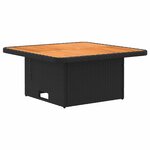 vidaXL Canapé de jardin avec accoudoirs et table relevable 2 Pièce