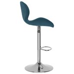 vidaXL Tabourets de bar lot de 2 bleu velours