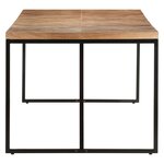 vidaXL Table à dîner 200x90x76 cm Bois massif d'acacia et de manguier