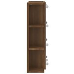 vidaXL Armoire à miroir avec LED Chêne marron 70x16 5x60 cm