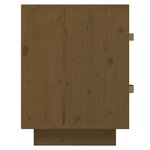 vidaXL Tables de chevet 2 Pièces Marron miel 40x34x45 cm Bois pin massif