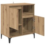 vidaXL Buffet chêne artisanal 60 x 35 x 70 cm Bois d'ingénierie