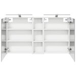 vidaXL Ensemble de Meubles de Salle de Bain 3 Pièces 120 x 14 5 x 70 cm