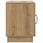vidaXL Table de chevet 2 Pièces Chêne artisanal 43 x 34 5 x 47 cm