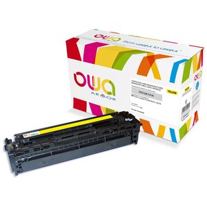 Toner d'encre remanufacturé, compatible pour HP 131A CF212A - Jaune