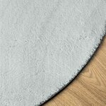 vidaXL Tapis HUARTE Gris 140 x 200 cm Polyester
