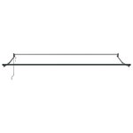 vidaXL Auvent Rétractable Orange et marron 350 x 250 cm