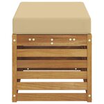 vidaXL Banc de Jardin Bois d'Acacia Massif Naturel