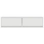 Meuble TV vidaXL Blanc 100x31x25 5 cm en Bois d'ingénierie
