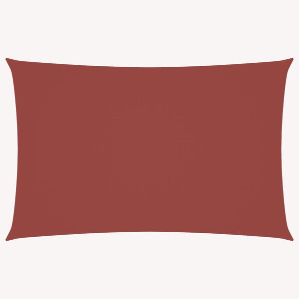 vidaXL Voile de parasol tissu oxford rectangulaire 4x7 m terre cuite