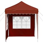 vidaXL Tente de fête pop-up 195 x 195 x 245 cm Terre cuite
