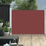 vidaXL Auvent latéral rétractable de patio 120x500 cm Marron