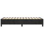 vidaXL Cadre de lit Noir 80x200 cm Velours