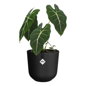 Pot de fleur Jazz Rond - Noir Ø 26 x hauteur 24 cm - Intérieur 100  recyclé