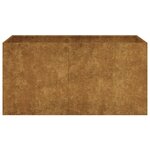 vidaXL Jardinière 80x40x40 cm acier corten