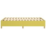vidaXL Cadre de lit sans matelas vert 120x200 cm tissu