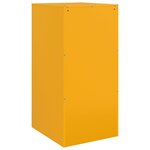 vidaXL Buffet jaune moutarde 34 5x39x73 cm acier