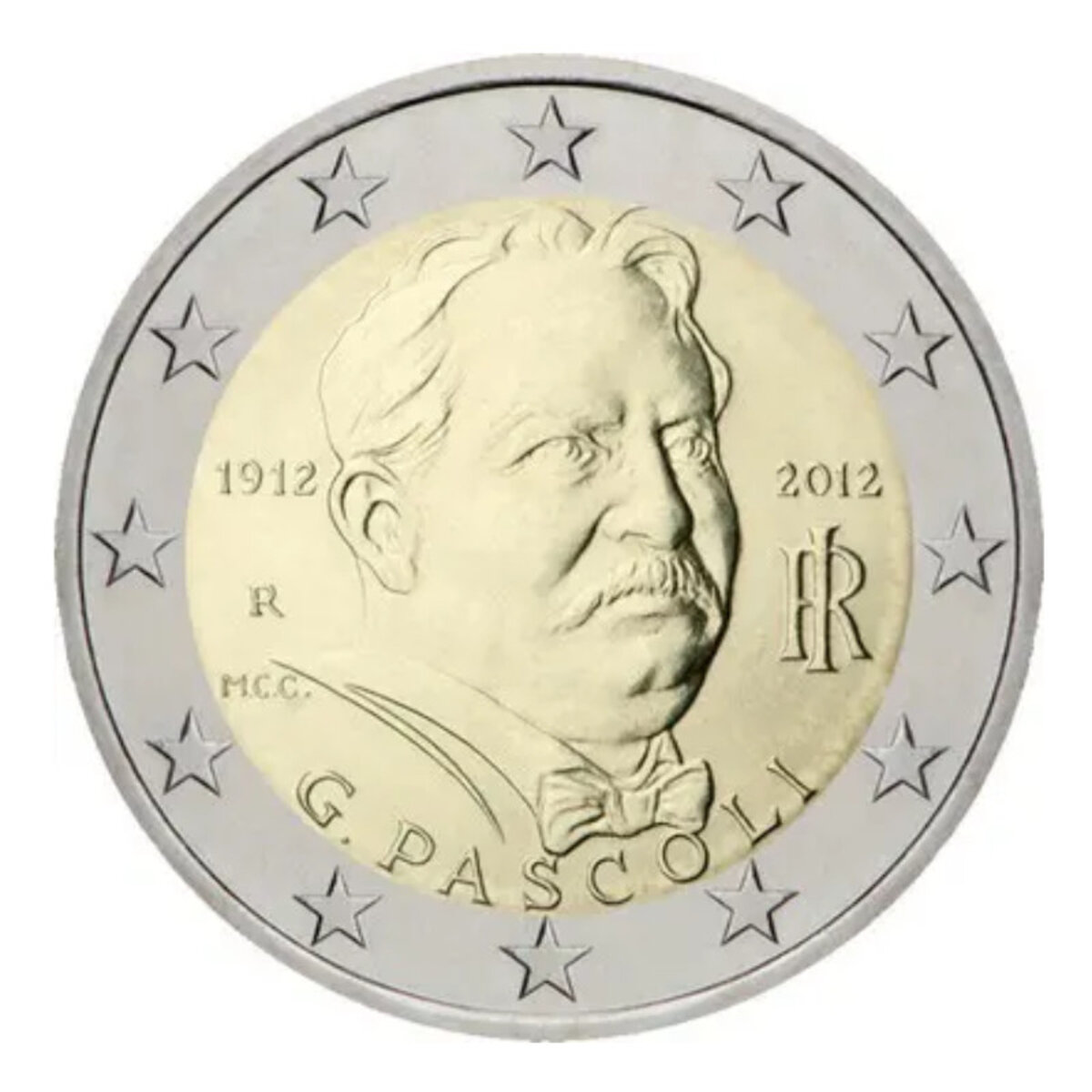 2 euro pascoli 2012 valore