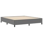 vidaXL Cadre de lit Gris clair 180x200 cm en tissu côtelé