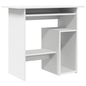 vidaXL Bureau Blanc 80x45x74 cm Bois d’ingénierie