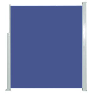 vidaXL Auvent latéral rétractable de patio 120x500 cm Bleu