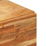 vidaXL Meuble d'appoint Marron 90 x 33 x 75 cm Bois de mangue massif