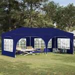 vidaXL Tente de fête pop-up 575 x 288 x 245 cm Bleu Tissu Oxford
