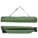 vidaXL Lit de camping pliant Amy jaune Tissu Oxford