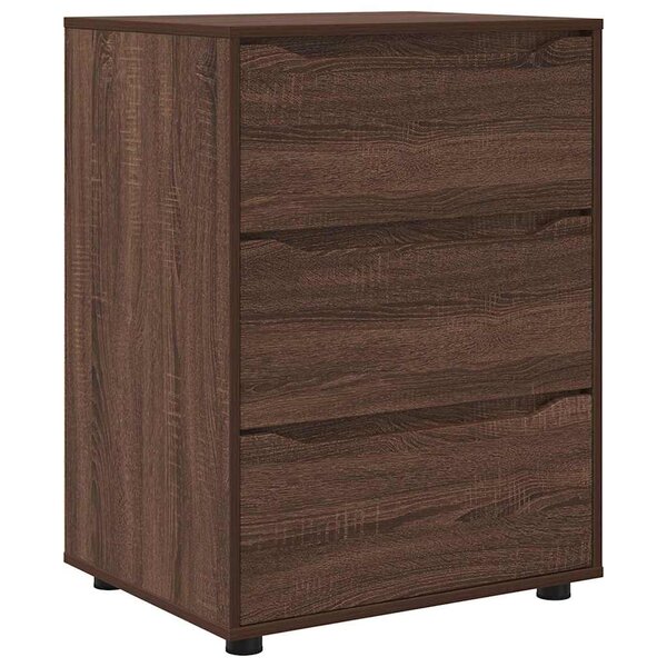 vidaXL Armoire de rangement Chêne brun 60 x 48 x 81 cm