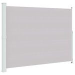 vidaXL Auvent latéral rétractable de patio 220x300 cm Gris