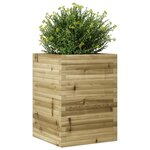vidaXL Jardinière 50x50x68 5 cm bois de pin imprégné