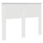vidaXL Tête de lit Blanc Brillant 135 cm Bois d'ingénierie