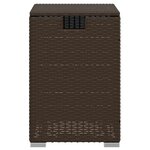 vidaXL Table de couverture de bouteille de propane marron 40x40x60 cm