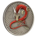 DRAGON World of Cryptids 1 Once Argent Coin 2 Dollars Niue 2023