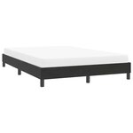 vidaXL Cadre de lit sans matelas noir 140x210 cm velours