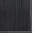 vidaXL Tapis rectangulaire gris 60x100 cm bambou