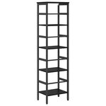 vidaXL Étagère Chêne noir 40 x 29 5 x 149 cm Bois d'ingénierie