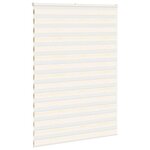 vidaXL Store zèbre beige marbré largeur du tissu 155 9 cm polyester