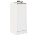 vidaXL Buffet blanc 29 5x34x76 cm bois d'ingénierie