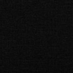 vidaXL Coussin de Dos Noir 120 x 19 x 50 cm tissu