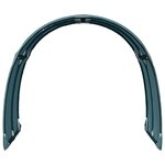 vidaXL Tunnel de lit 2 pc Bleu clair Polyester