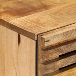 vidaXL Buffet 40x34x75 cm bois de manguier massif brut