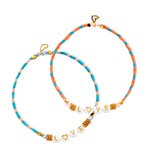 Djeco DJ00012 - Bijoux duo bracelets Lettres You & Me
