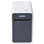 Imprimante d'étiquettes thermique USB Brother TD2020A - Résolution 203 dpi - Vitesse 152 4 mm - Couleur blanc/gris