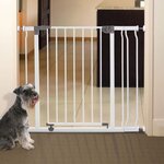 Barrière de sécurité et extensionLiberty s'adapte à des ouvertures comprises entre 84 et 90 cm de largeur Blanc